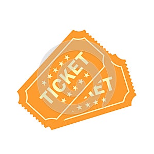 Gold raffle vector ticket illustration photo