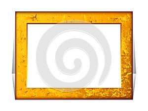 Gold rectangle frame