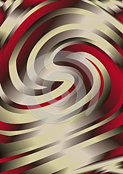 Gold Red and Brown Swirl Background