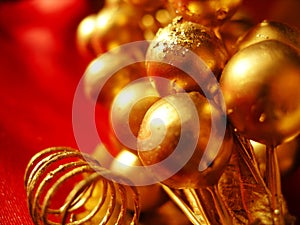 Gold and Red Decoration