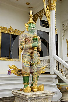 Gold religious statue