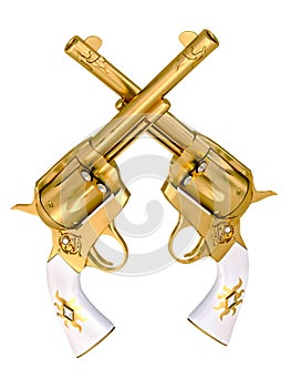 Gold revolvers