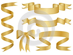 Gold Ribbons and Bows photo