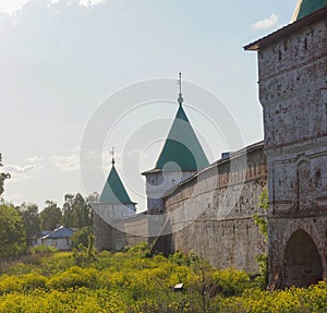 Gold ring of Russia Ipatiev Monastery in Kostroma