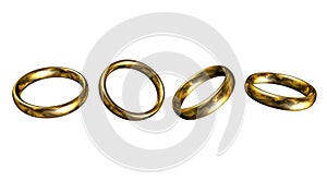 Gold rings