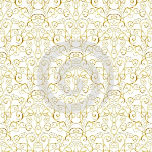 Gold royal seamless pattern