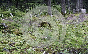 Gold Rush Cemetery, Skagway, White Pass, Chilkoot Pass, Yucon, Klondike, Alaska, United States