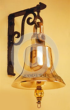 Gold school bell