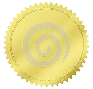 Gold seal