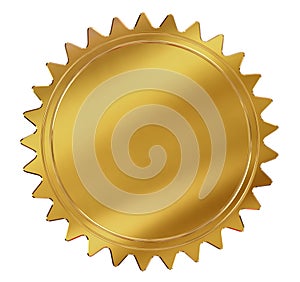 Gold Seal or medal