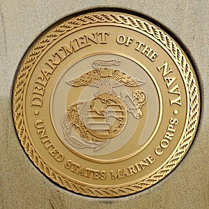 Gold Seal for Military Armed Forces Public Symbol