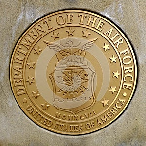 Gold Seal for Military Armed Forces Public Symbol