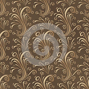 Gold seamless background