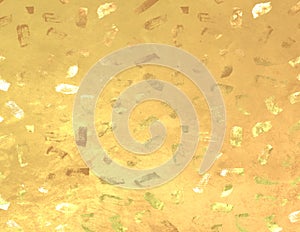 Gold shiny abstract metallic textured overlay background