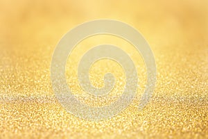 Gold shiny glitter background.