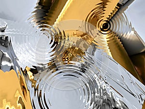 Gold Silver Abstracts