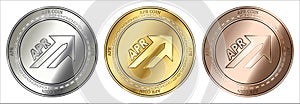 APR Coin (APR) coin set. photo