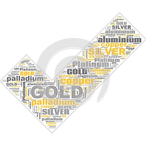 Gold Silver Copper Paladium Platinum Text Illustration Background Header