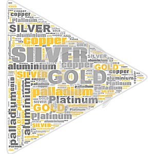 Gold Silver Copper Paladium Platinum Text Illustration Background Header