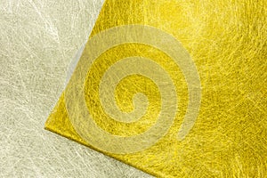 Gold and silver fiber texture