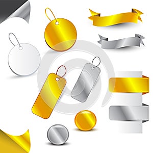 Gold & silver icons