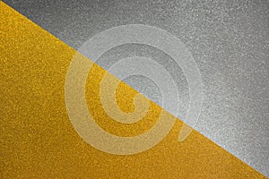 Gold and silver texture background. Gold and silver triangle shape texture background