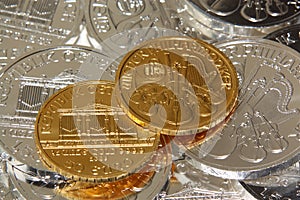 Gold- an silvercoins