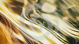 Gold smooth waves 3d