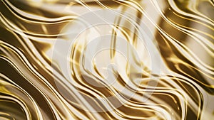 Gold smooth waves 3d