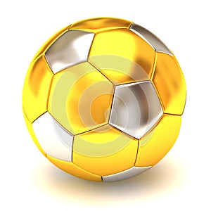 gold soccer ball