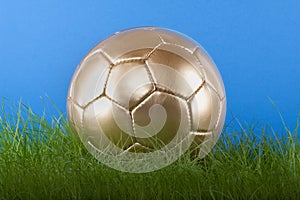 Gold soccer ball