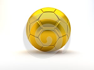 Gold soccer ball