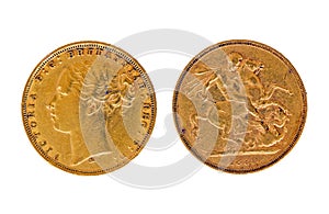 Gold sovereign 1880