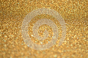 Abstract gold carborundum bokeh background photo