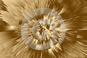 Gold spiral abstract background and swirl wallpaper,  twirl vintage