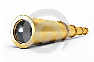 Gold spyglass photo