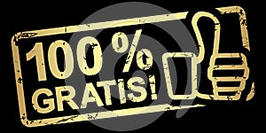 gold stamp 100 % Gratis