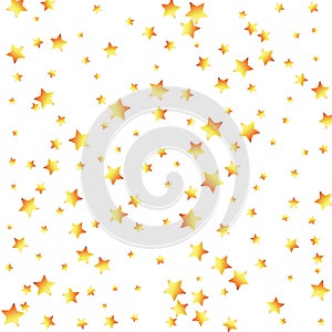 Gold star background. Golden stars vector illustration.