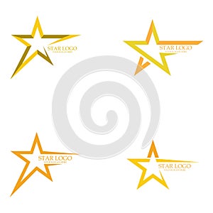 Gold Star Logo with Black Background.