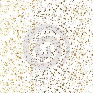 Gold stars abstract design
