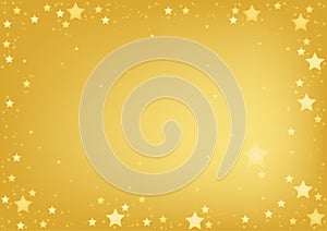 Gold Stars Background photo