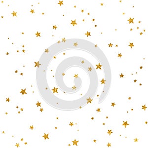 Gold stars pattern