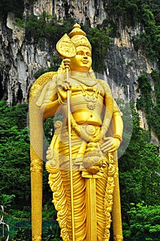 Gold Statue of Hindu