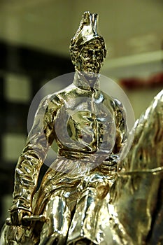 Gold Statue of Wellington