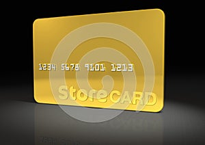 Gold Store Card