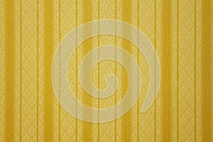 Gold striped wallpaper