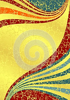 Gold stripped background