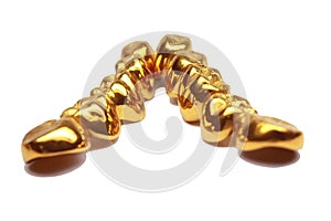 Gold teeth photo
