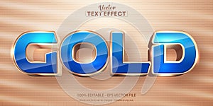 Gold text, golden style editable text effect