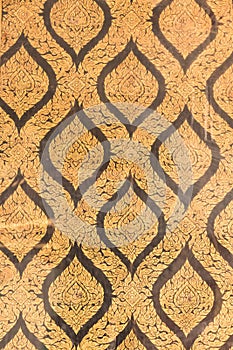 Gold texture at Wat Phra Kaew,Temple of the Emerald